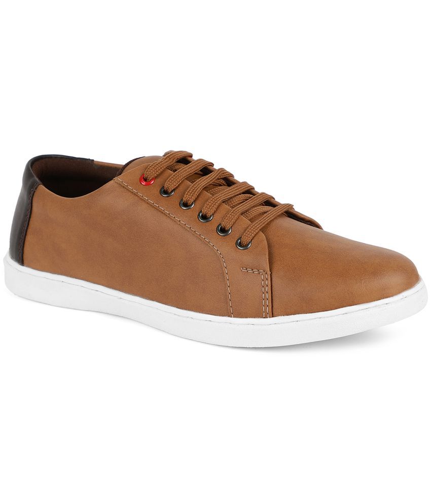     			Khadim's - Tan Men's Sneakers