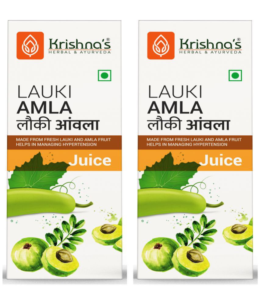     			Krishna's Herbal & Ayurveda Lauki Amla Juice 500ml ( Pack of 2 )