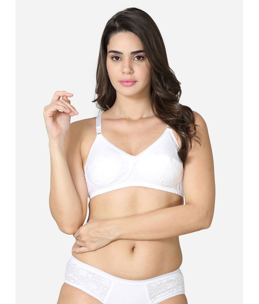     			VStar Cotton Blend Non Padded Women's Everyday Bra ( White )