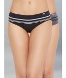 C9 Airwear Pack of 2 Nylon Striped Women's Bikini ( Multi Color )