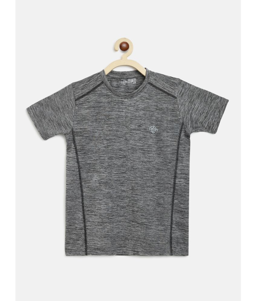 CHIMPRALA - Dark Grey Polyester Boy's T-Shirt ( Pack of 1 )