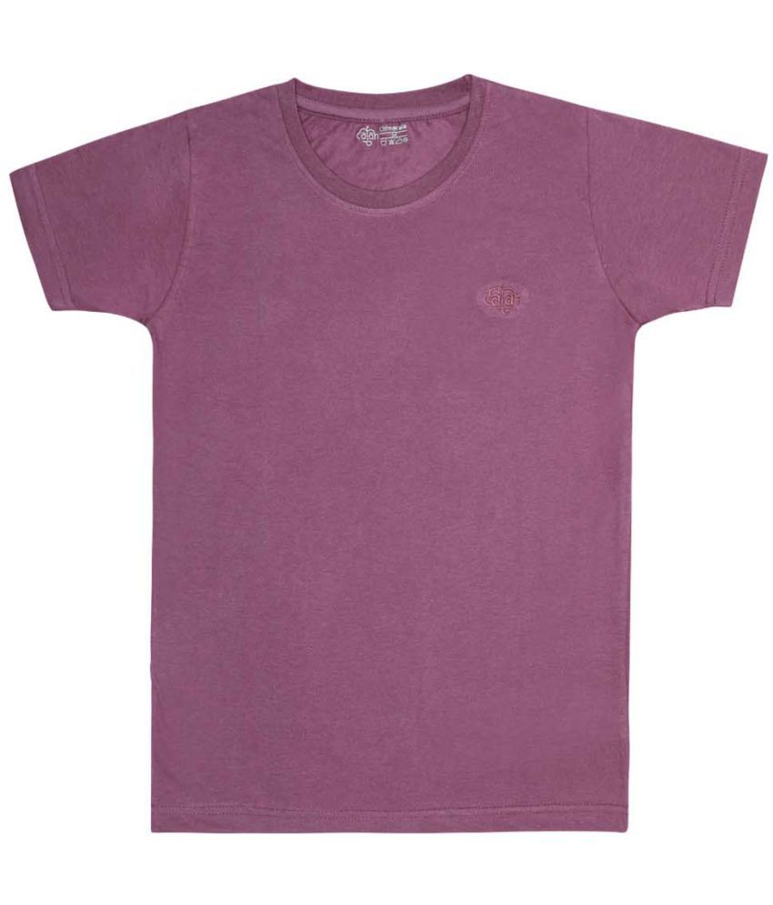 CHIMPRALA - Purple Cotton Boy's T-Shirt ( Pack of 1 )