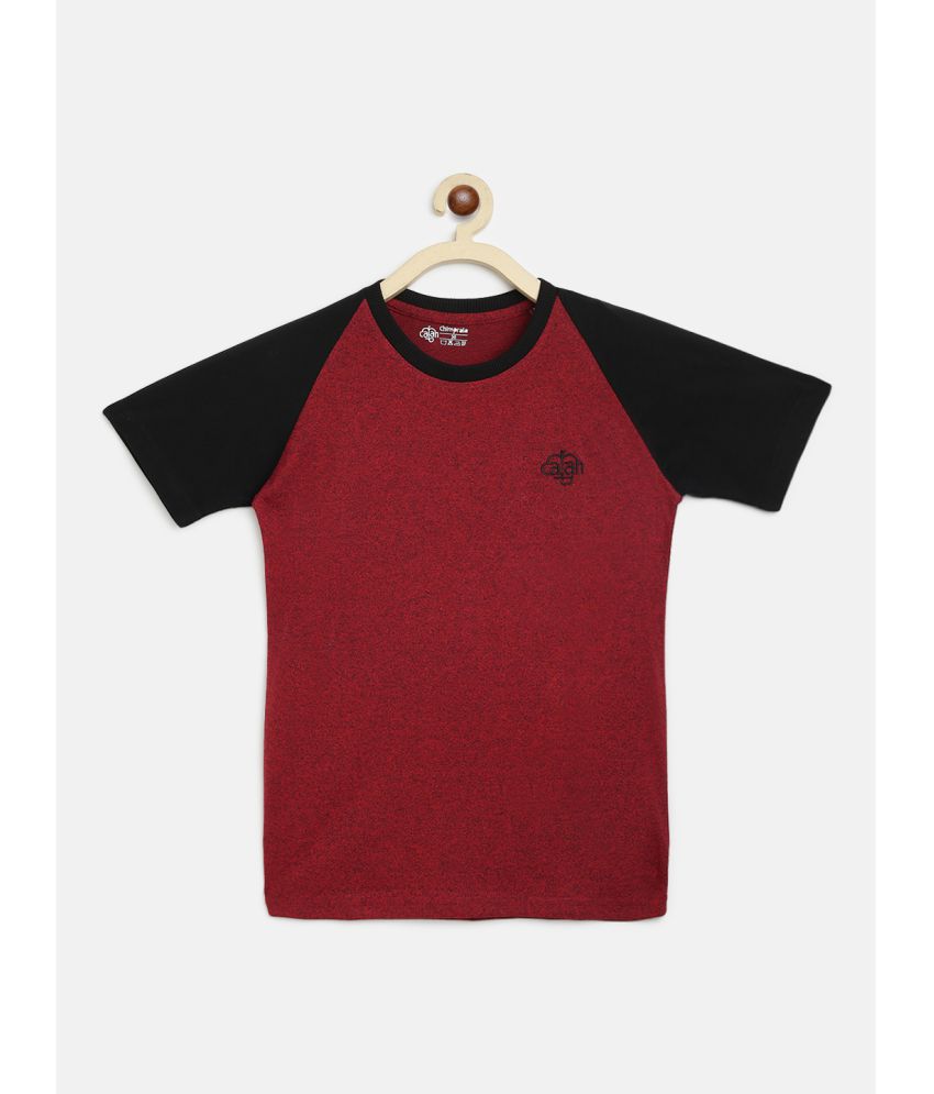 CHIMPRALA - Red Cotton Boy's T-Shirt ( Pack of 1 )