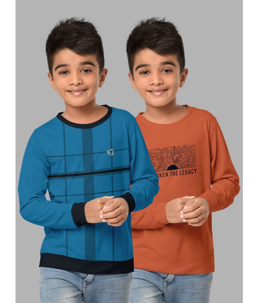     			HELLCAT Pack of 2 Boys Cotton Blend Sweatshirt ( Multicolor3 )