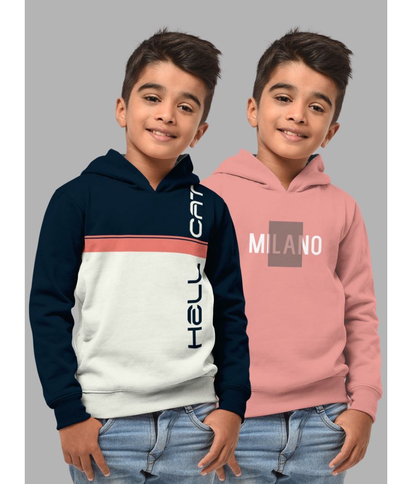     			HELLCAT - Multi Color Cotton Blend Boys Sweatshirt ( Pack of 2 )