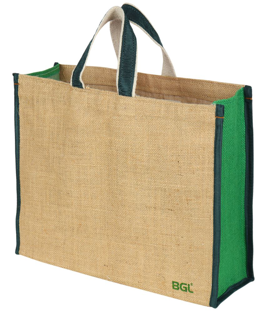     			bgl - Green Jute Grocery Bag