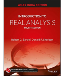 Introduction to Real Analysis, Fourth Edition [Wiley India Edition] by Bartle Sherbert