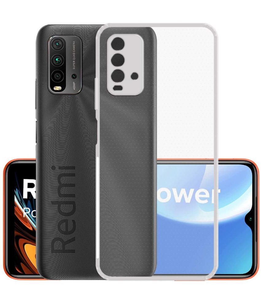     			Case Vault Covers - Transparent Silicon Silicon Soft cases Compatible For Xiaomi Redmi 9 Power ( Pack of 3 )