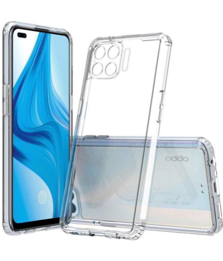     			Case Vault Covers - Transparent Silicon Silicon Soft cases Compatible For Oppo F17 Pro ( Pack of 1 )
