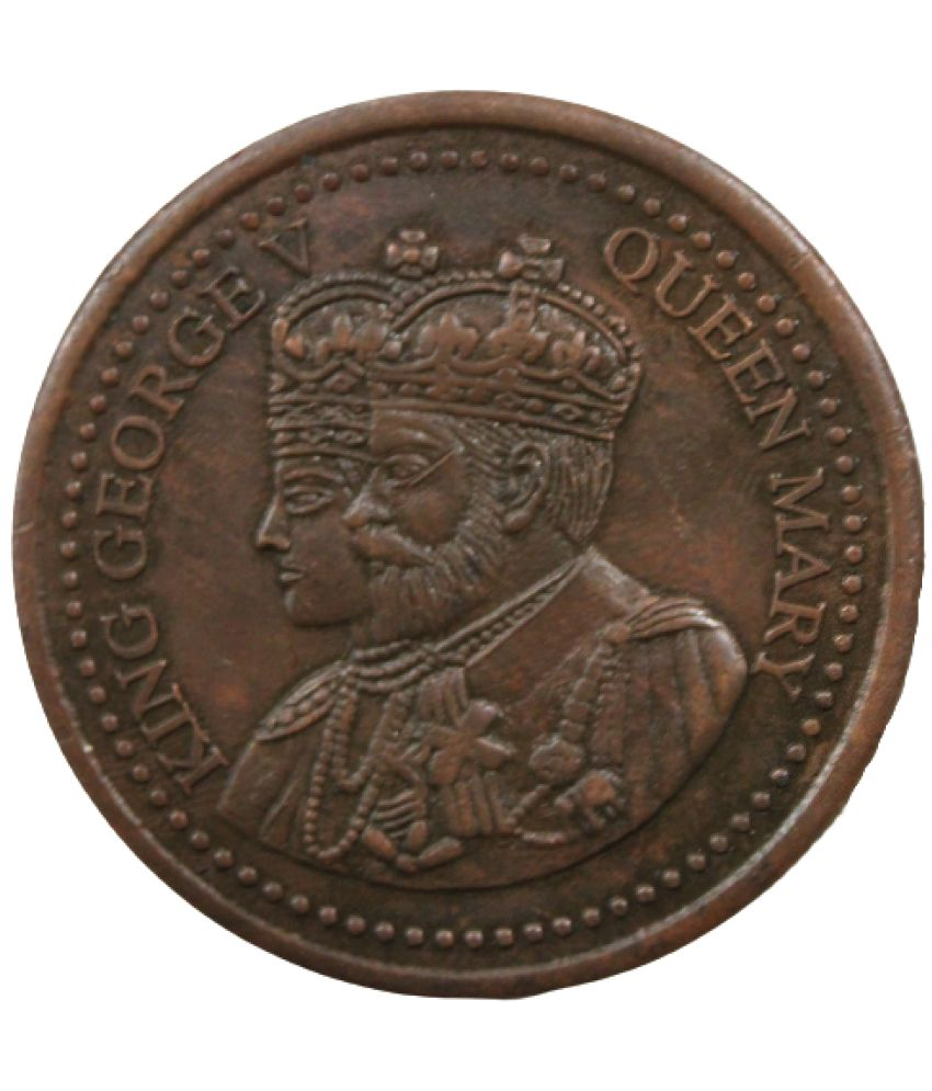     			Flipster - 1 Anna (King George V and Queen Mary) 1 Numismatic Coins