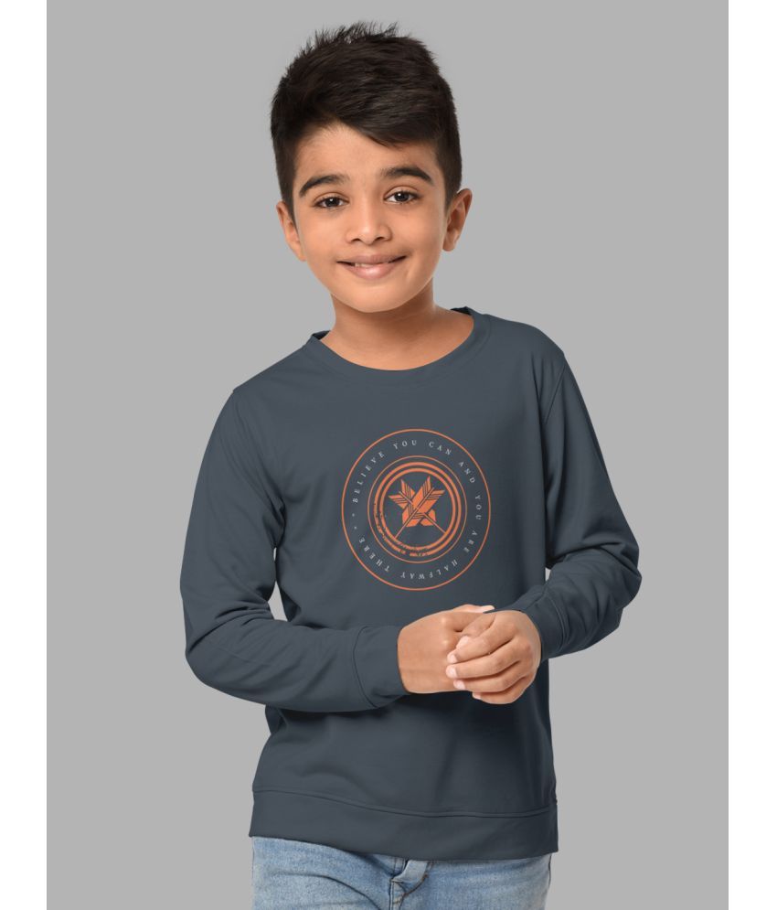     			HELLCAT - Dark Grey Cotton Blend Boys Sweatshirt ( Pack of 1 )