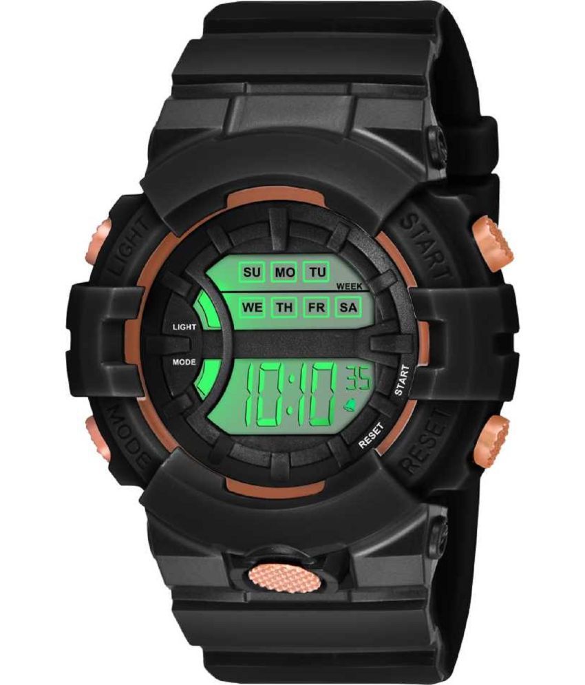     			Renaissance Traders - Black Dial Digital Boys Watch ( Pack of 1 )