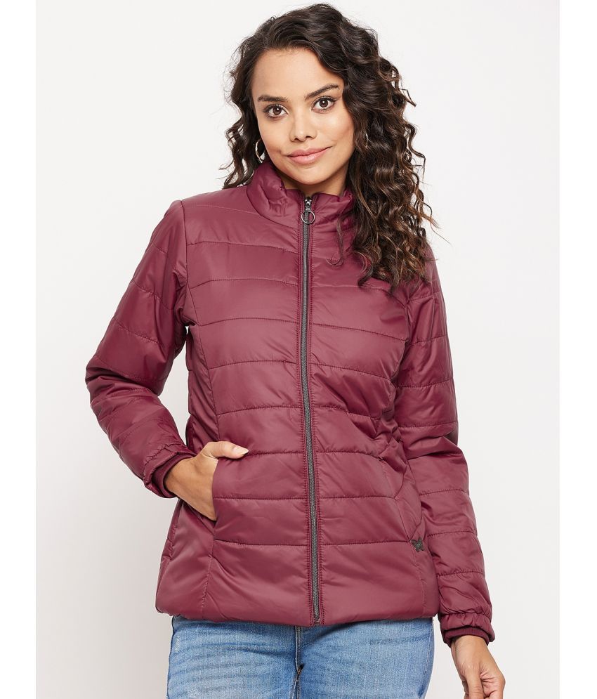     			Duke Polyester Maroon Quilted/Padded Jackets