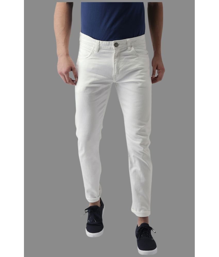     			Lawson - White Denim Slim Fit Men's Jeans ( Pack of 1 )