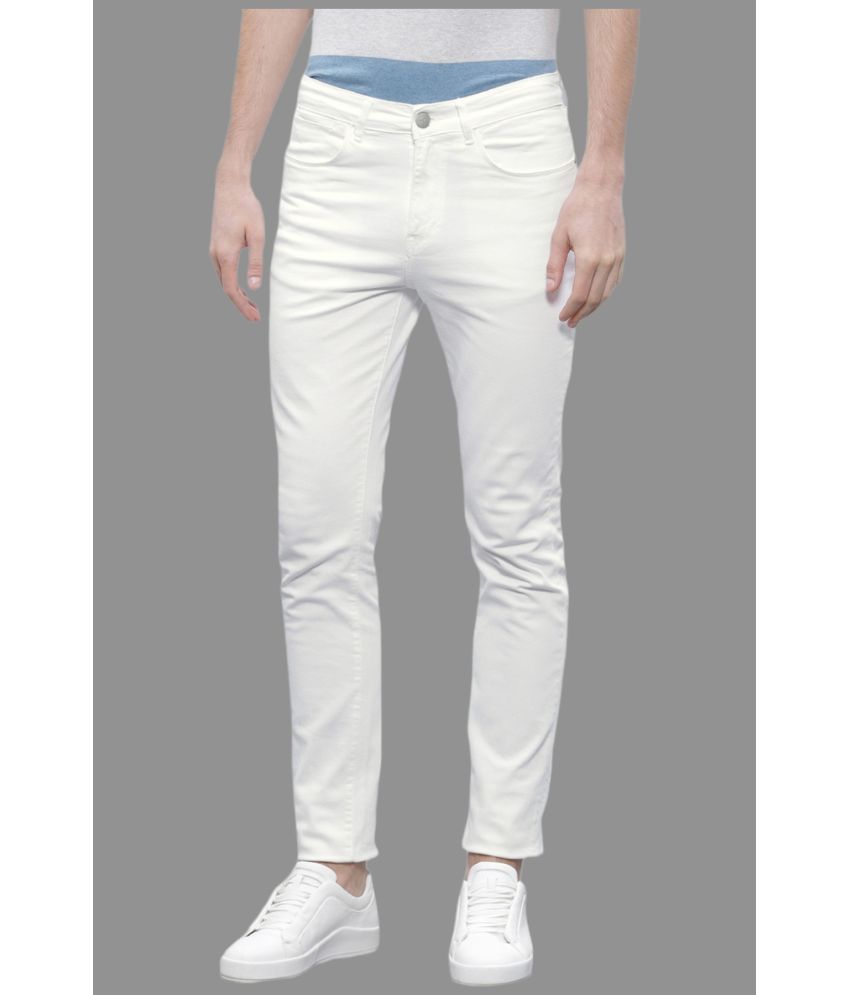     			Lawson - White Denim Slim Fit Men's Jeans ( Pack of 1 )