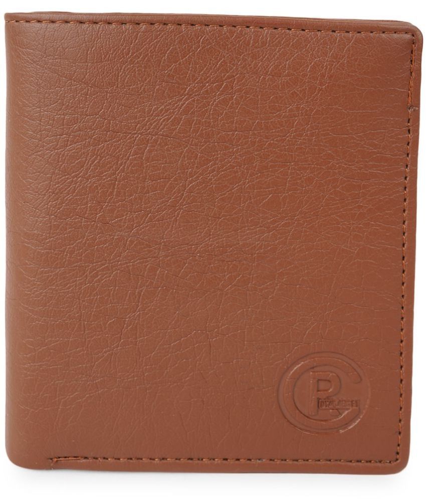     			Royal Craft - Tan Faux Leather Men's Two Fold Wallet ( Pack of 1 )