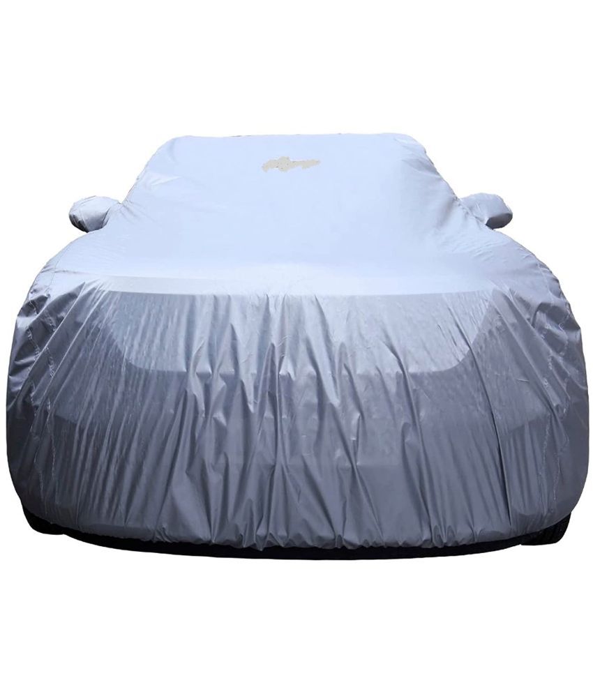     			Autoretail Dust Proof Car Body Polyster Cover For Tata Manza Without Mirror Pocket Silver (Pack Of 1)