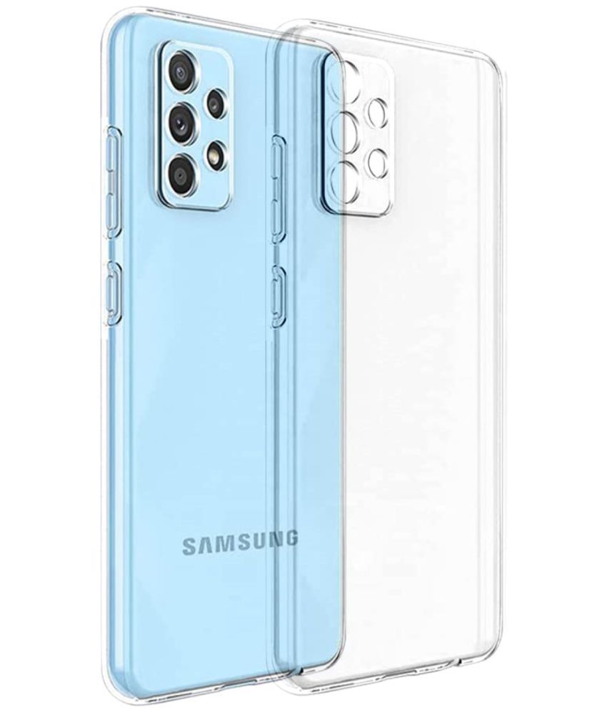     			Case Vault Covers - Transparent Silicon Silicon Soft cases Compatible For Samsung Galaxy A13 4G ( Pack of 1 )