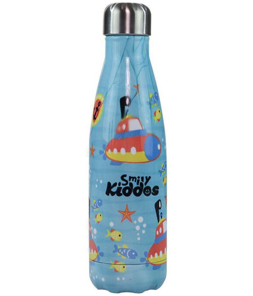 SmilyKiddos - Light blue 600 mL Water Bottle ( Set of 1 )