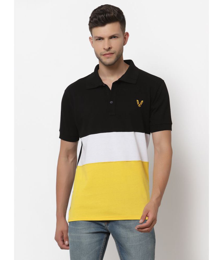     			Uzarus - Black Cotton Blend Regular Fit Men's Polo T Shirt ( Pack of 1 )