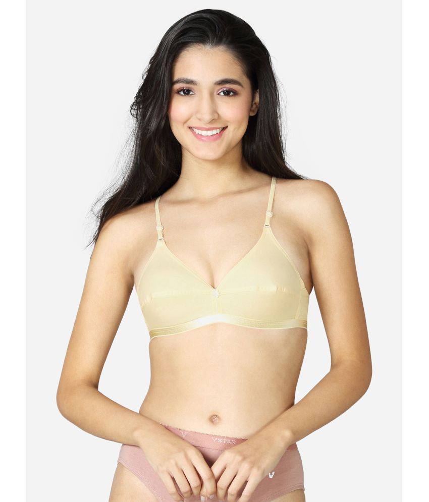     			VStar Pack of 1 Cotton Non Padded Women's Everyday Bra ( Beige )