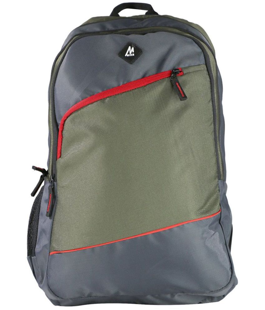     			mikebags 20 Ltrs Multi Color Polyester College Bag