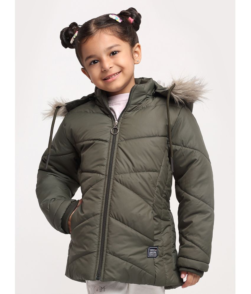     			VERO AMORE - Green Polyester Girl's Quilted & Bomber ( Pack of 1 )