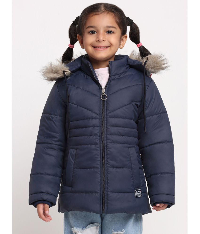 VERO AMORE - Navy Polyester Girl's Quilted & Bomber ( Pack of 1 )