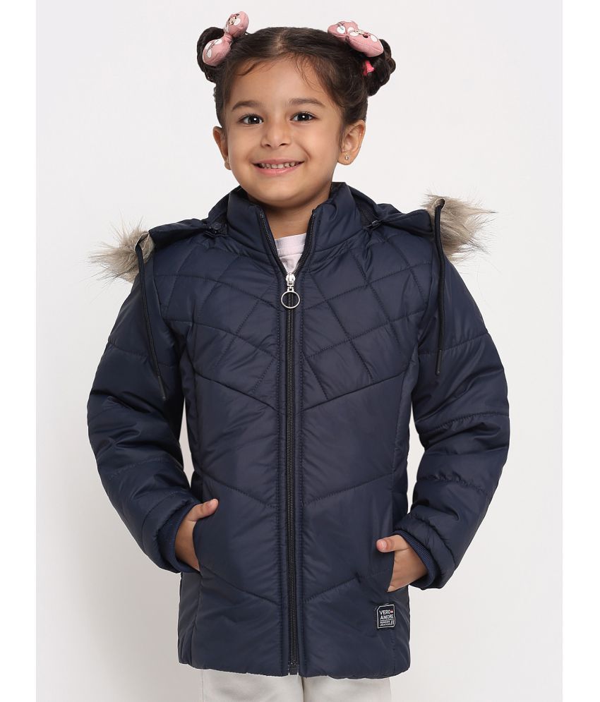 VERO AMORE - Navy Polyester Girl's Quilted & Bomber ( Pack of 1 )