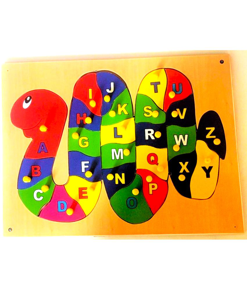     			26 ENGLISH ALPHABET LEARNING PUZZLE BOARD FOR KIDS PRE PRIMARY EDUCATION