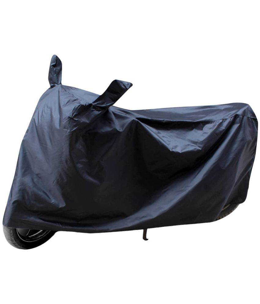     			AutoRetail - Black Dust Proof Two Wheeler Polyster Cover With (Mirror Pocket) for Impulse ( Pack of 1 )