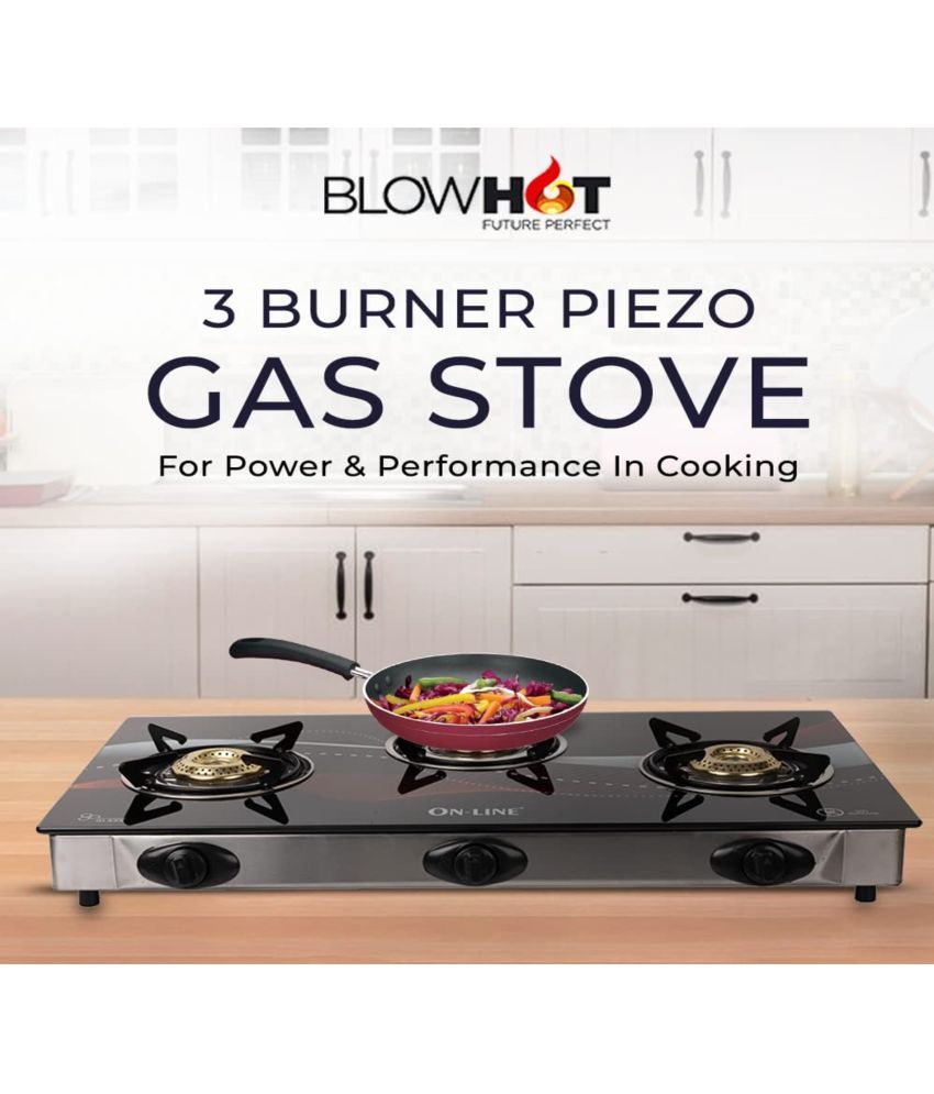 BlowHot Online Piezo Auto Ignition Gas Stove Price in India Buy