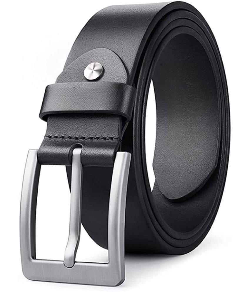     			Clock21 - Black 100% Leather Men's Formal Belt ( Pack of 1 )