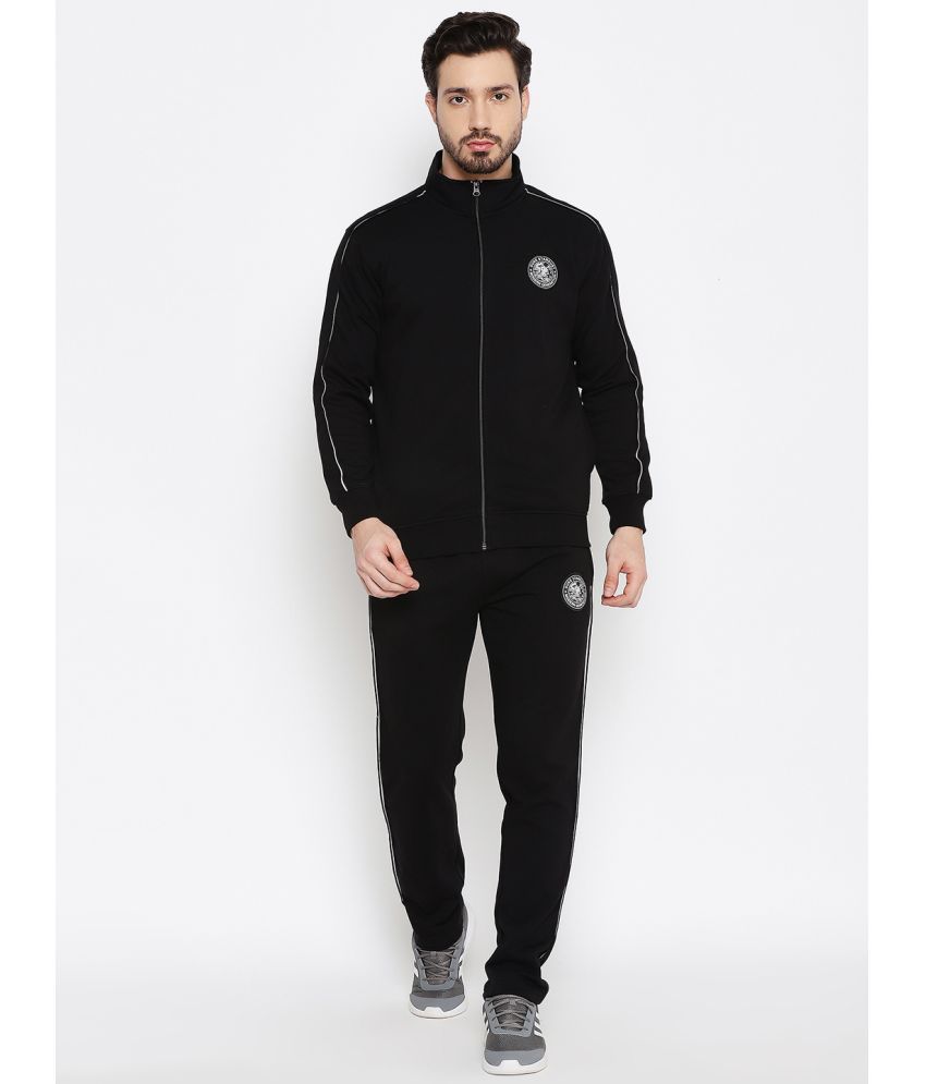     			Duke - Black Fleece Regular Fit Men's Tracksuit ( Pack of 1 )