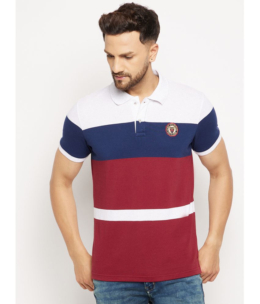     			Duke - Multicolor Cotton Blend Slim Fit Men's Polo T Shirt ( Pack of 1 )