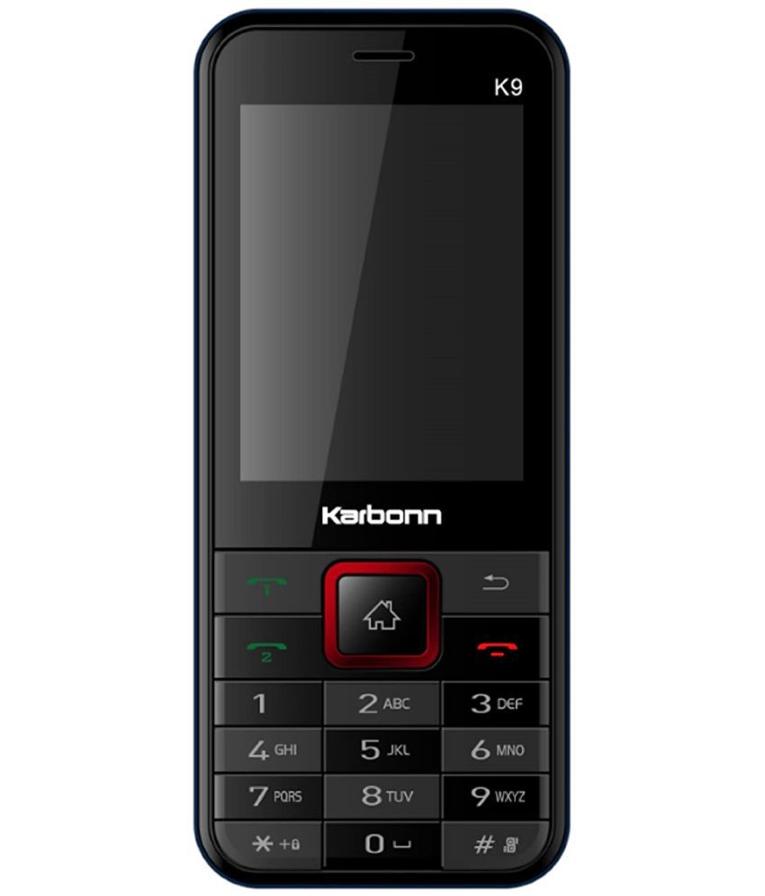     			Karbonn K9 Dual SIM Feature Phone Black Red