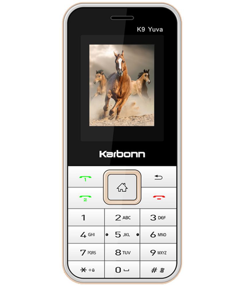     			Karbonn k9 yuva Dual SIM Feature Phone Gold