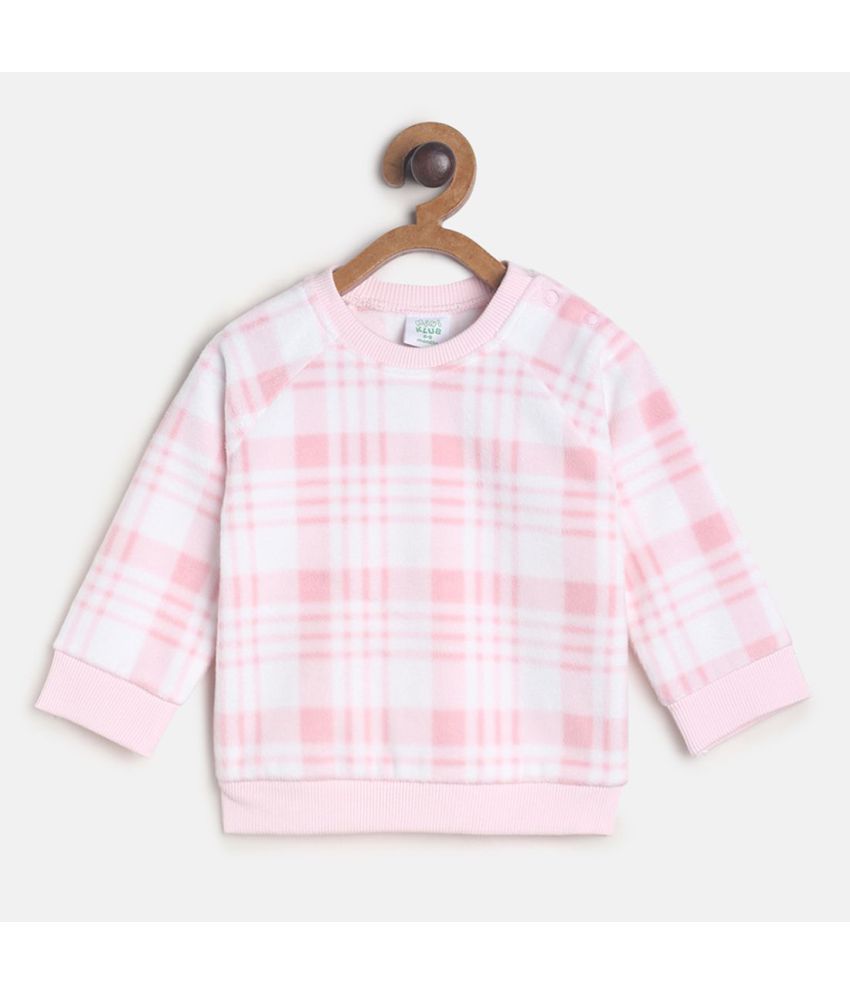     			MINIKLUB Baby Girl Pink Sweatshirt Pack Of 1