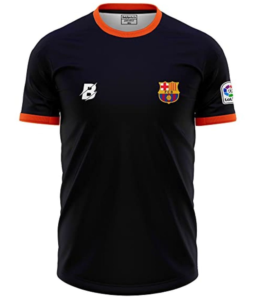     			BODYSPORTS.CO Navy Blue Barcelona Football Jersey\n