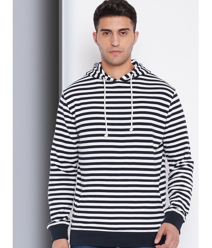     			HARBOR N BAY - Navy Cotton Blend Regular Fit Men's Sweatshirt ( Pack of 1 )