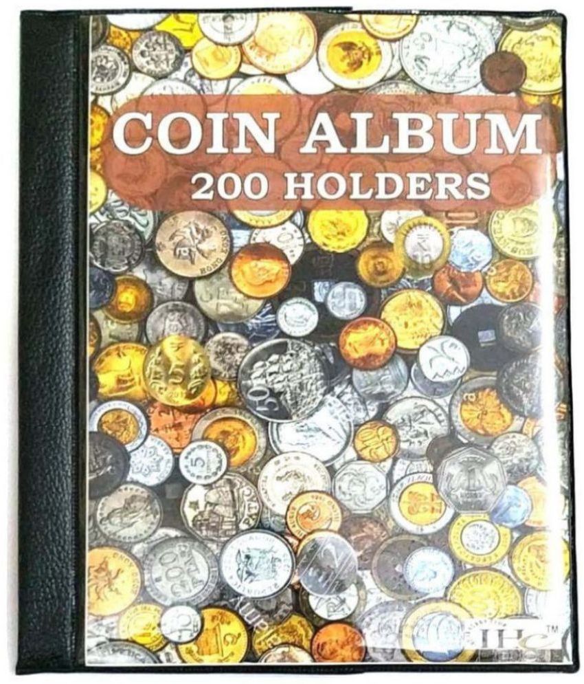     			Hop n Shop - 200 Pockets Coin Album, Coin Book 1 Numismatic Coins