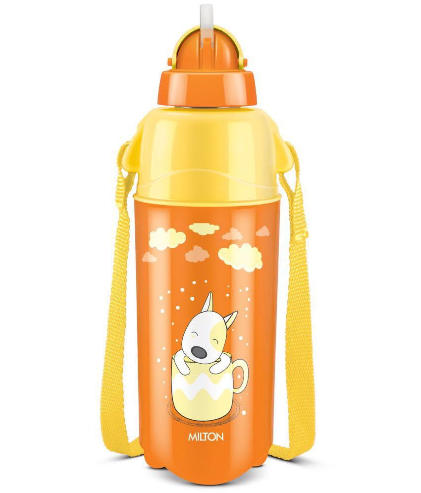     			Milton - Kool Trendy 500 Orange School Water Bottle 490 mL ( Set of 1 )