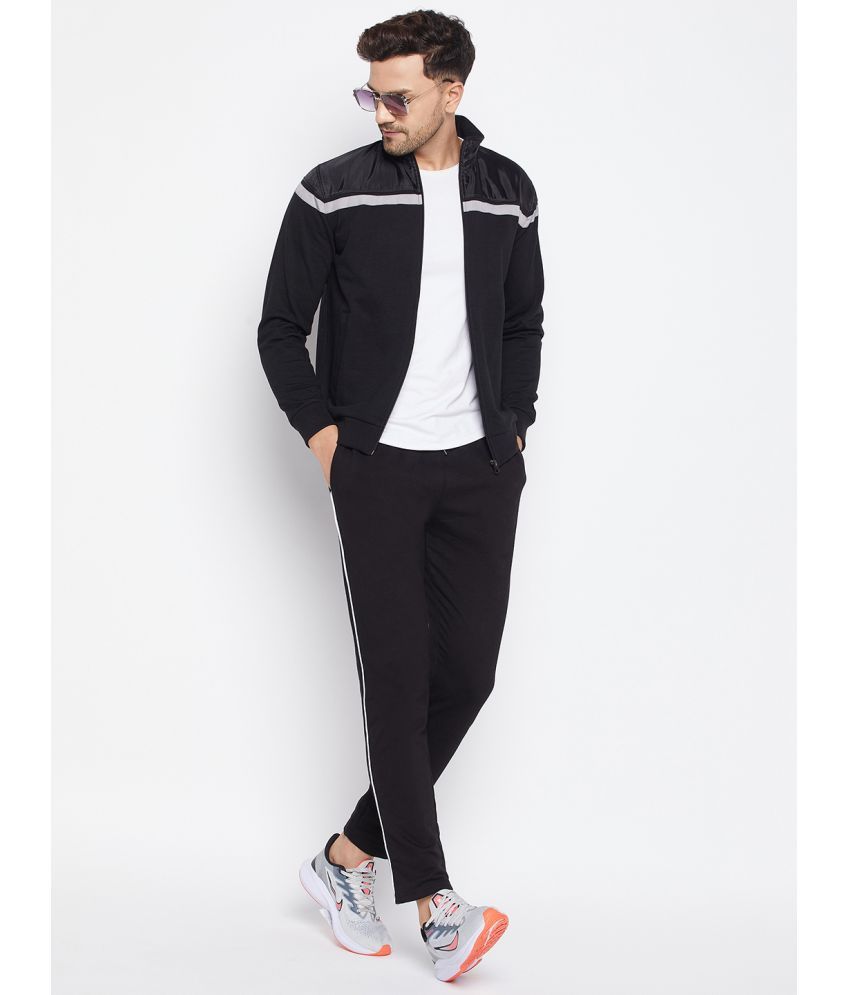     			Wild West - Black Fleece Regular Fit Men's Tracksuit ( Pack of 1 )