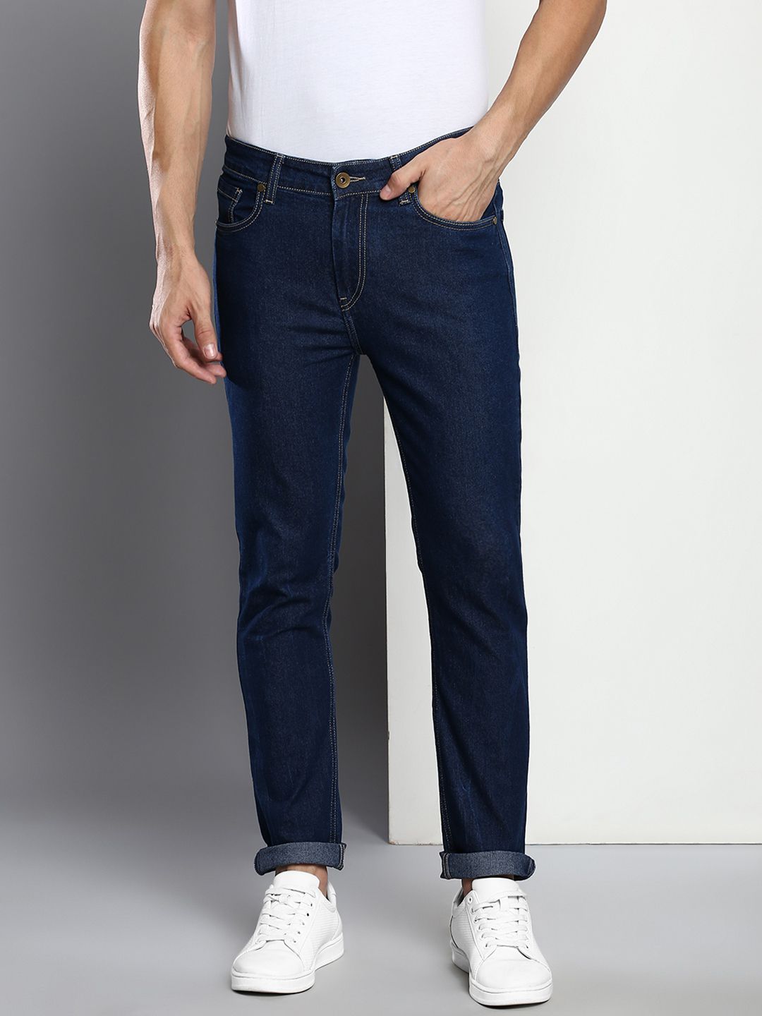     			Dennis Lingo - Indigo Blue Denim Slim Fit Men's Jeans ( Pack of 1 )