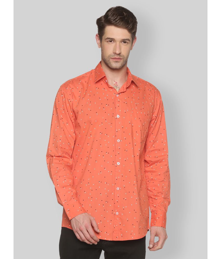    			YHA - Orange 100% Cotton Regular Fit Men's Casual Shirt ( Pack of 1 )