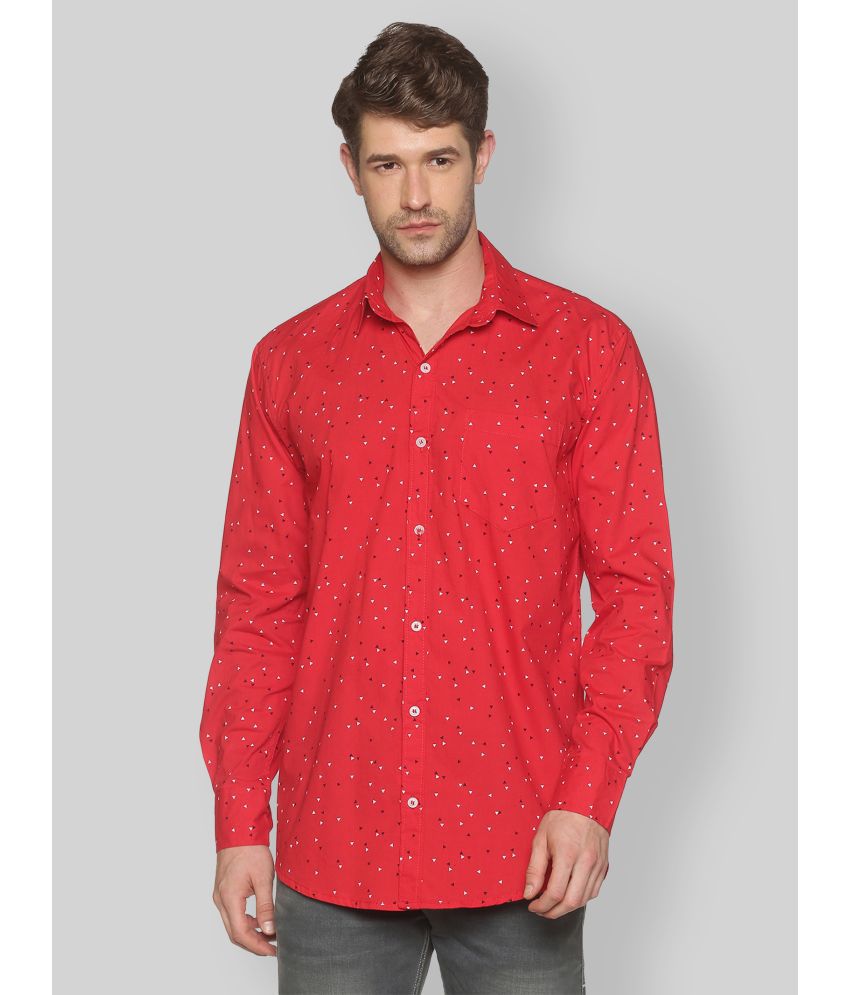     			YHA - Red 100% Cotton Regular Fit Men's Casual Shirt ( Pack of 1 )