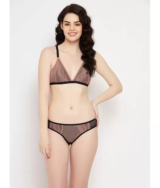 Buy Stylish Bra and Panty Set for Women Girls Combo Pack of 3 Online - Get  75% Off