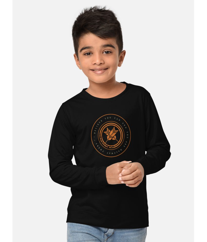 HELLCAT - Black Cotton Blend Boy's T-Shirt ( Pack of 1 )