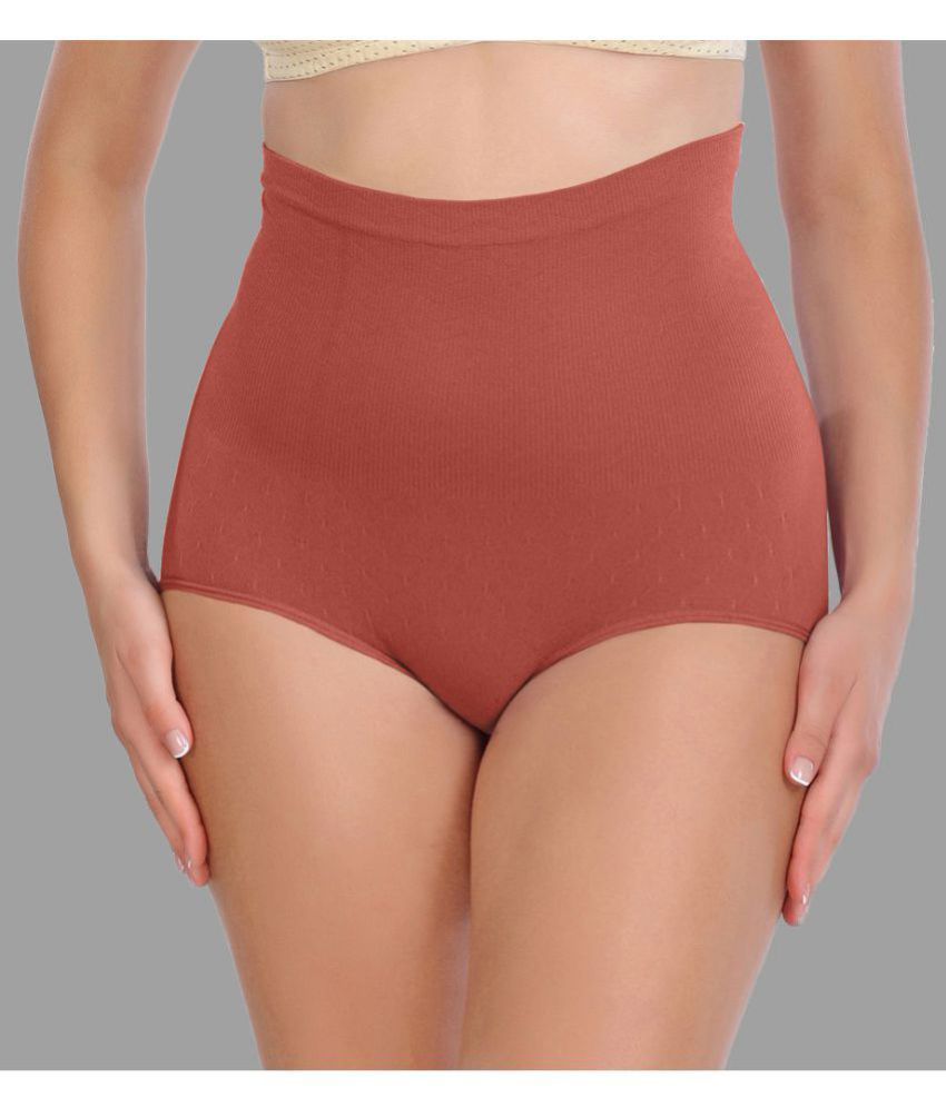     			Madam - Orange Spandex Women's Tummy Tucker ( Pack of 1 )