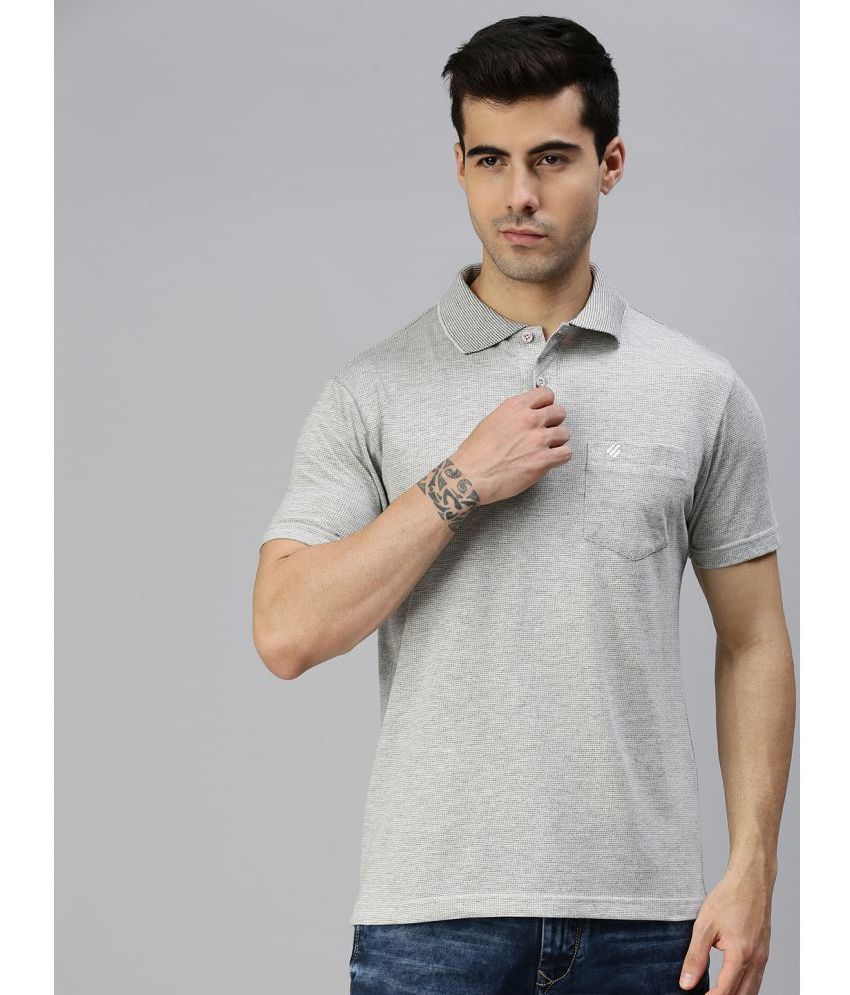     			ONN - Grey Cotton Blend Regular Fit Men's Polo T Shirt ( Pack of 1 )